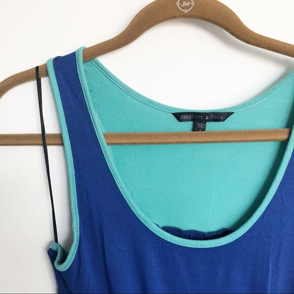 Felicity & Coco high-low color block maxi dress - Picture 2 of 5